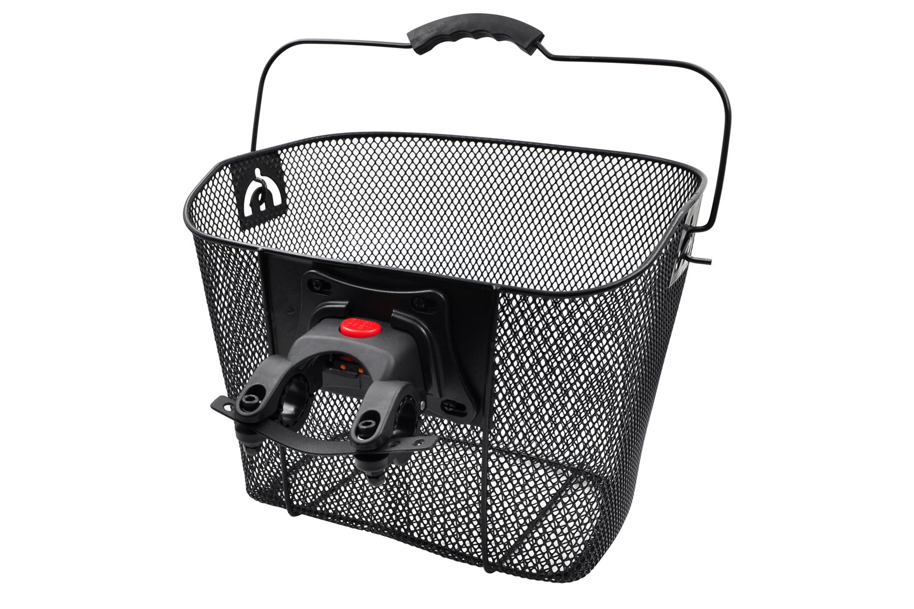 Кошик OnRide Picnic на кермо сталевий 340х250х270 мм Чорний (6936116100467-1)