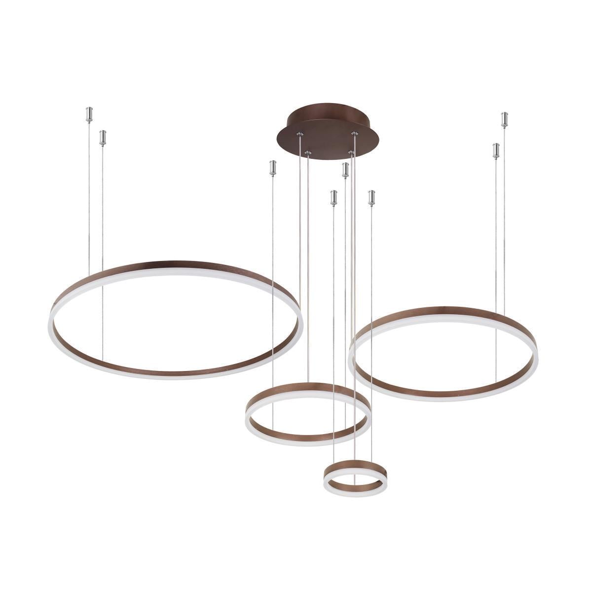 Люстра потолочная подвесная для холла BR-926S/4 LED 120Wх2 BR Люстра потолочная подвесная для холла BR-926S/4 LED 120Wх2 BR