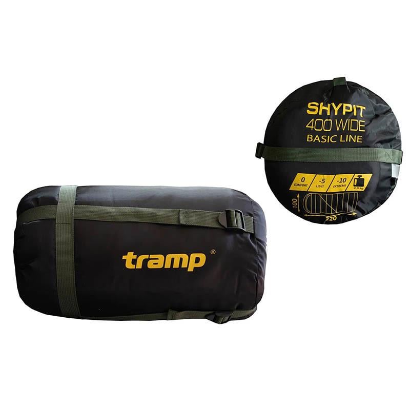 Спальный мешок Tramp Shypit 400 Wide левый 220х100 см Olive (UTRS-060L-L) - фото 15