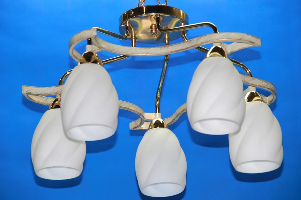 Люстра с плафонами Ray L28011A/5 Золотой (IR006361)