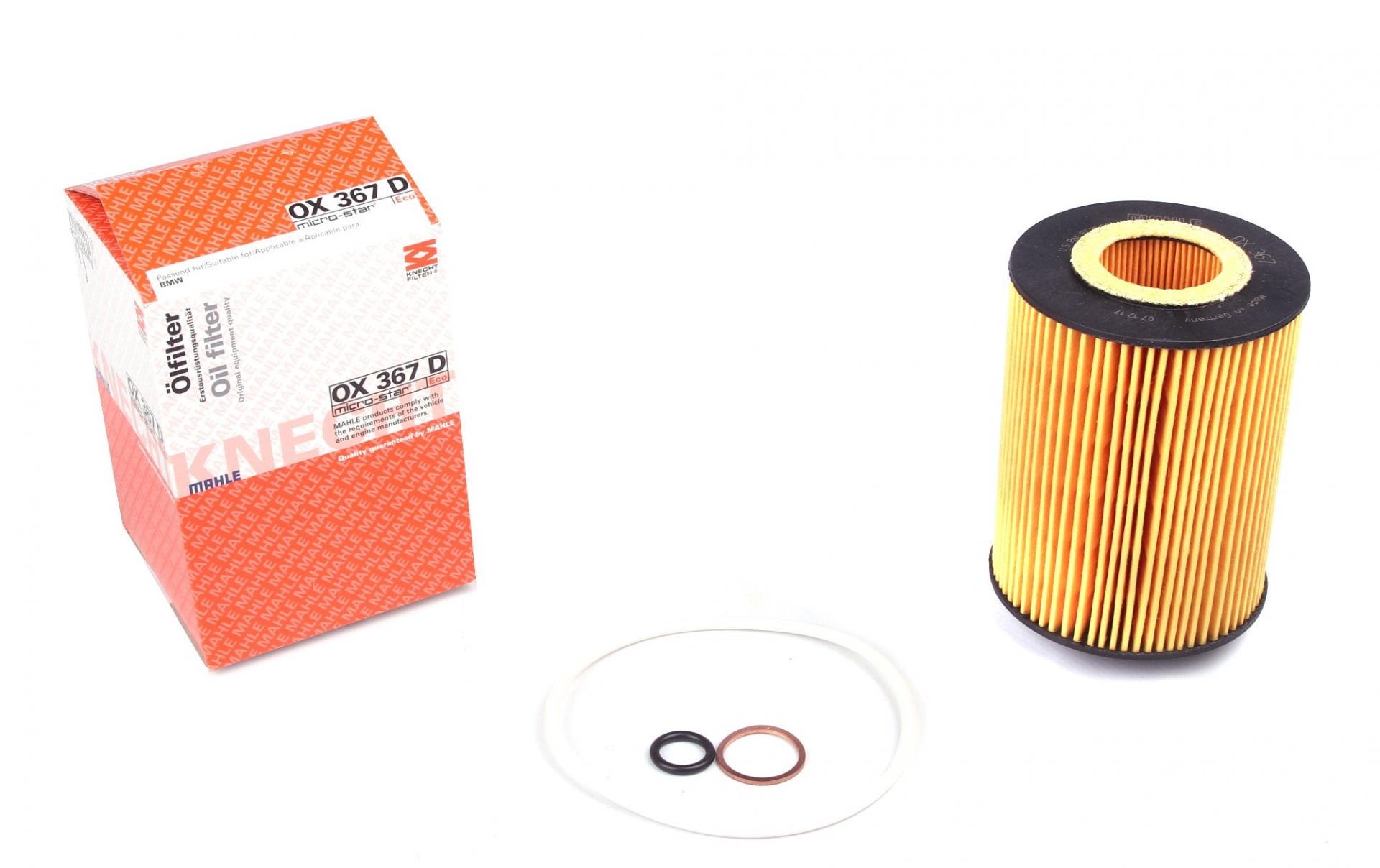 Фильтр масляный KNECHT для BMW 5 E60/6 E60/X5 E53 3,6-4,8i 01-10 (OX 367D)