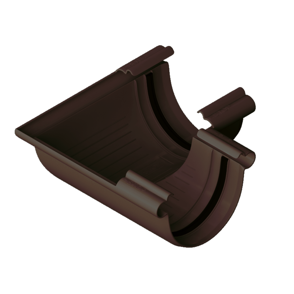 Кут ринви Alta Profil 125 система 90° Коричневий (18170061) - фото 1