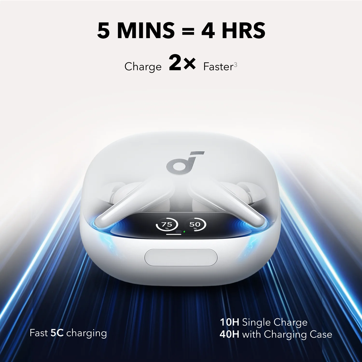 Навушники Anker SoundCore Liberty 4 Pro White - фото 3 Навушники Anker SoundCore Liberty 4 Pro White - фото 3