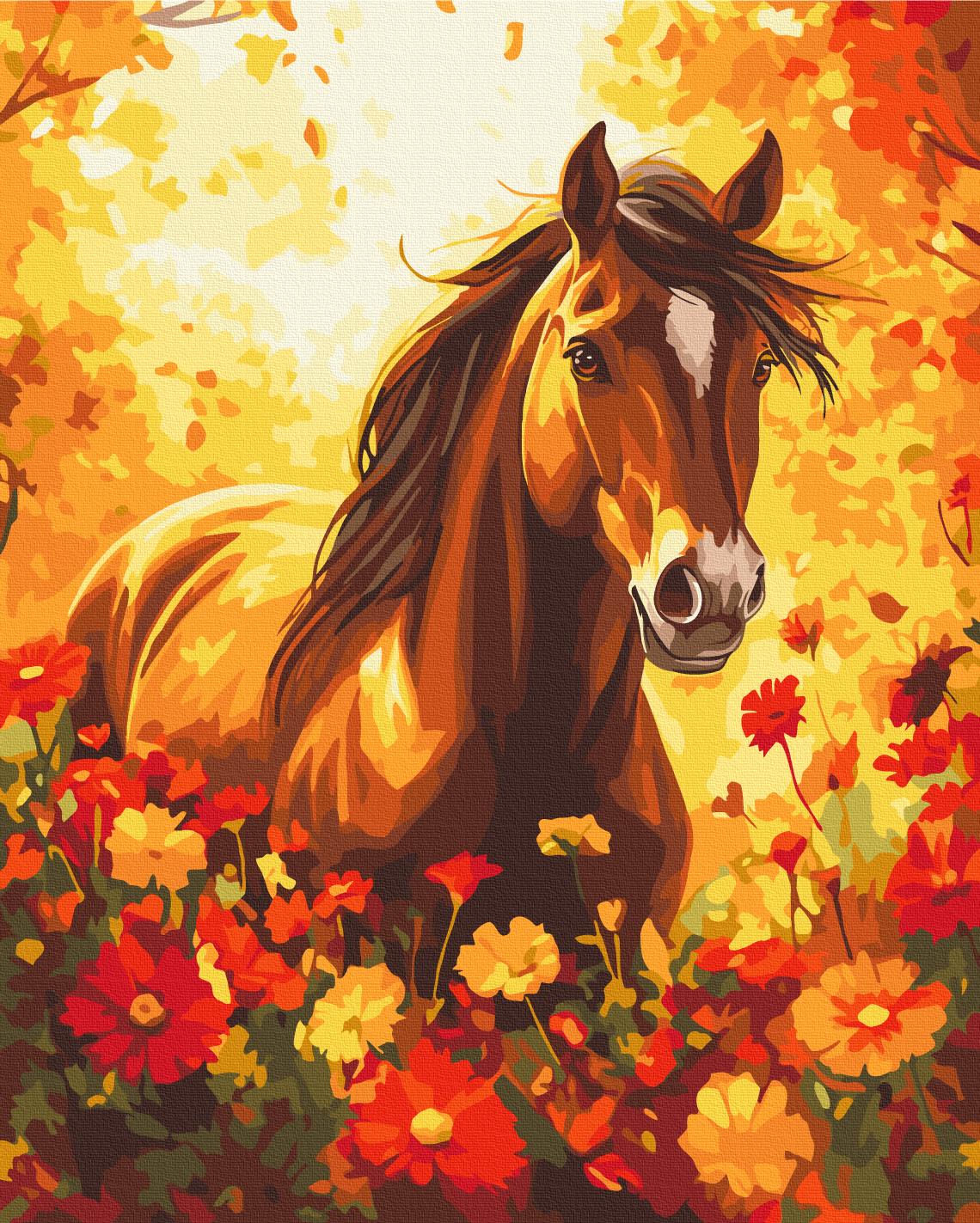 Картина по номерам Brushme Цветочная свобода 40x50 см (BS54420)