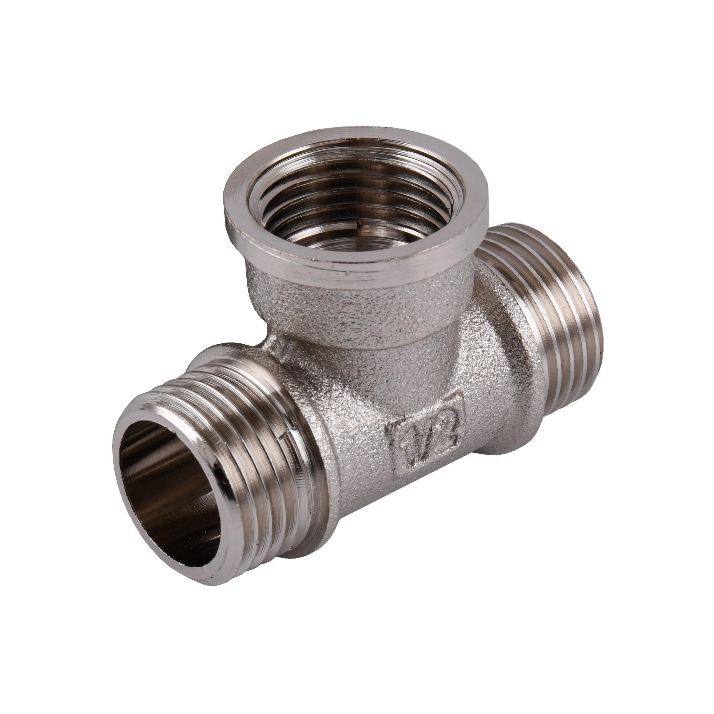 Тройник никелированный Optimum 1/2"ЗВЗ NT337S (000030806) Тройник никелированный Optimum 1/2"ЗВЗ NT337S (000030806)