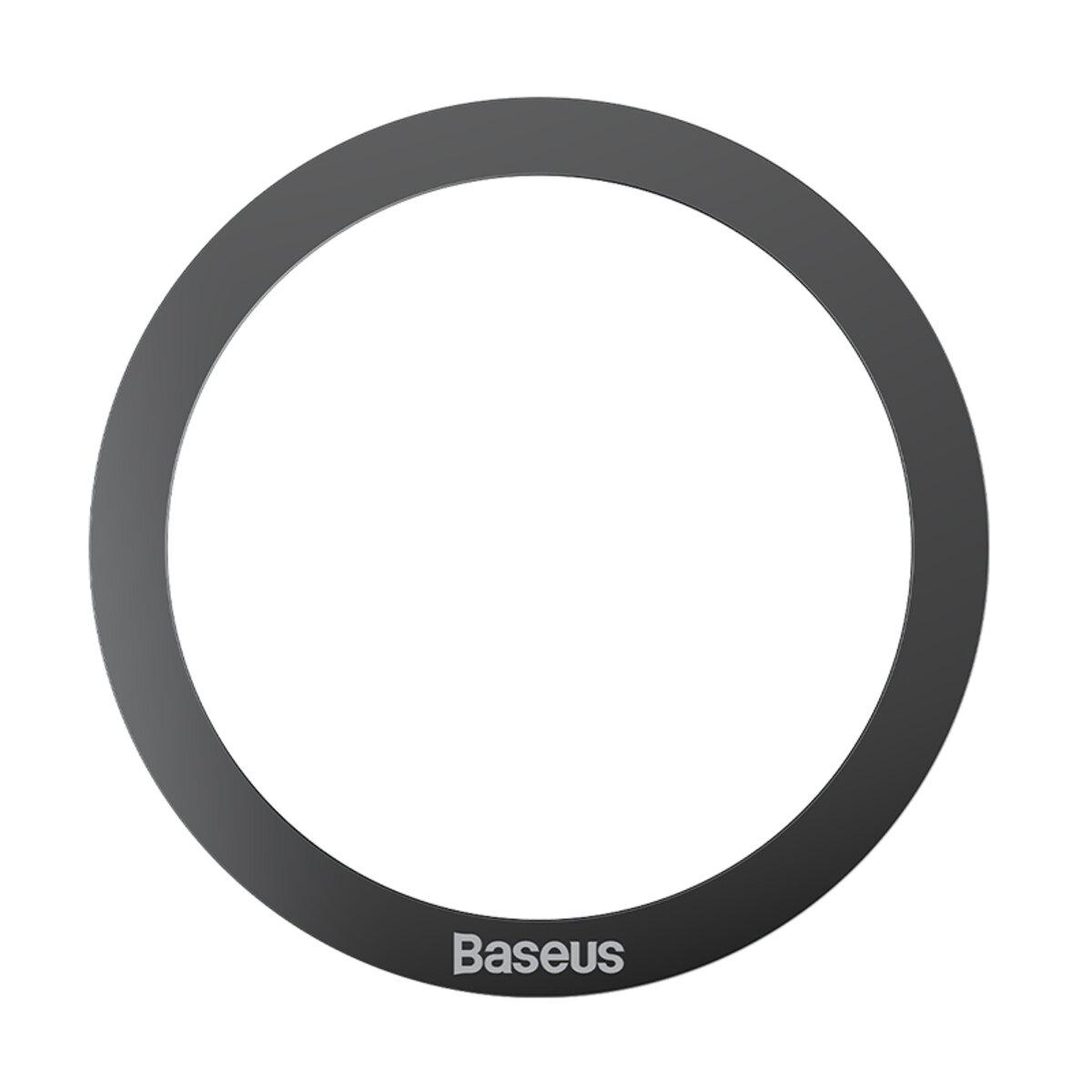 Пластина-кольцо для магнитного держателя BASEUS Halo Series Magnetic Metal Ring 2 шт. Black (PCCH000001)