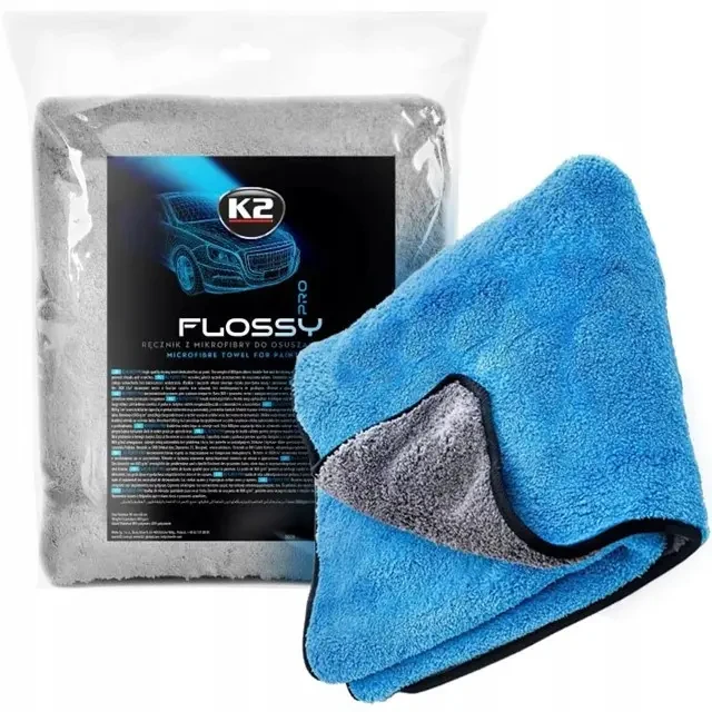 Рушник для сушки лакофарбової поверхні K2 Flossy PRO мікрофібра 90x60 см (D0220) - фото 2