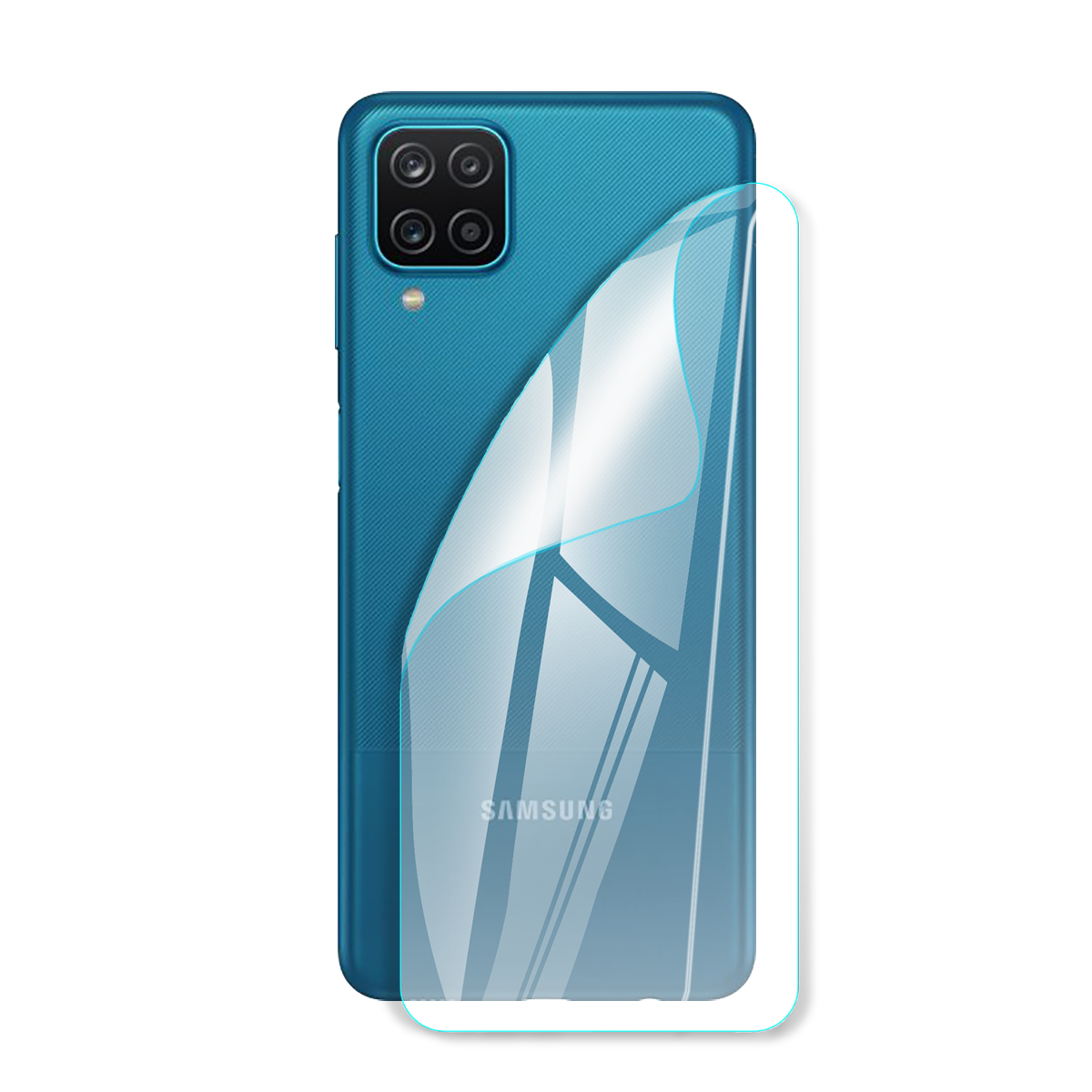 Защитная полиуретанова глянцевая пленка Simple Armor на корпус смартфона Samsung Galaxy A12 Nacho (PF-S02CSG-001-015)