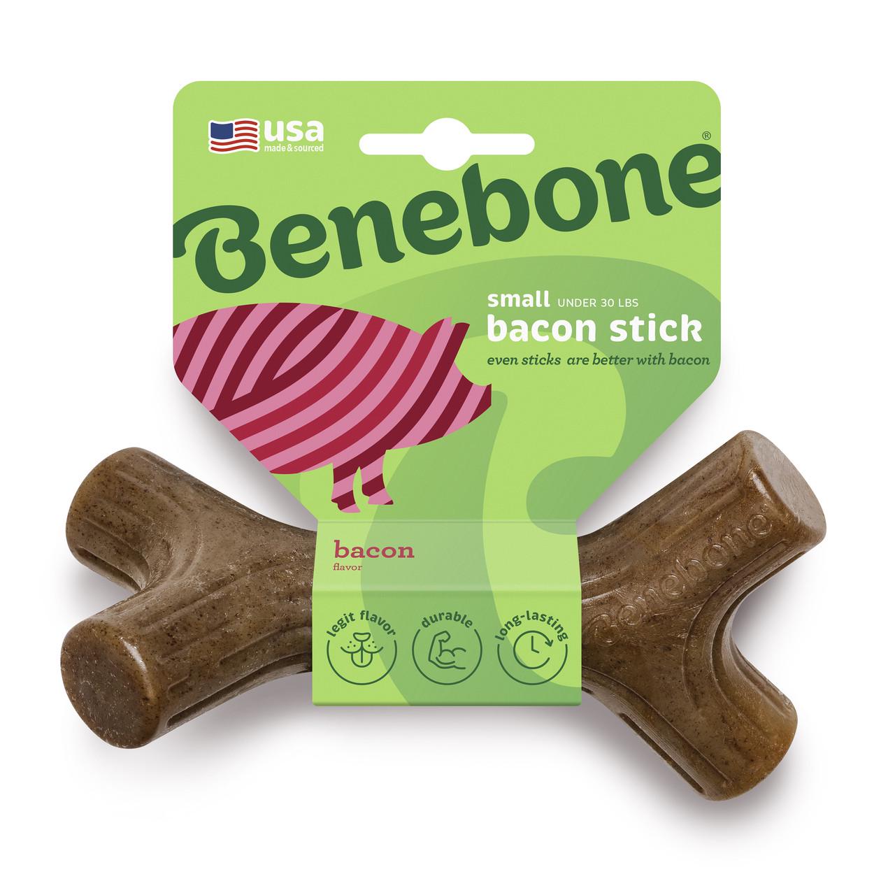 Іграшка для собак Benebone Bacon Stick зі смаком бекону S до 13 кг Іграшка для собак Benebone Bacon Stick зі смаком бекону S до 13 кг
