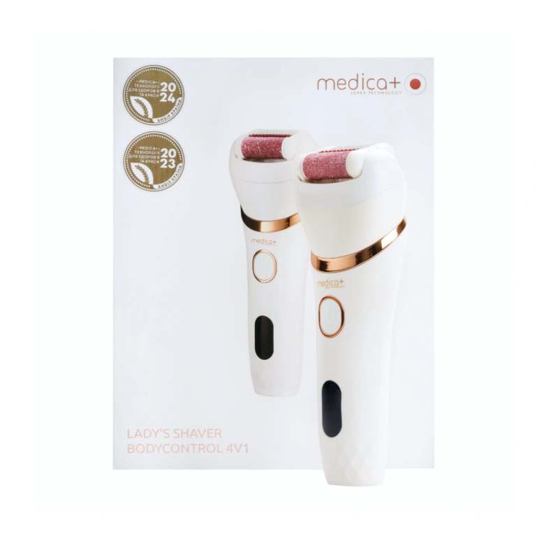 Пилка-пемза электрическая MEDICA+ BodyControl USB 4в1 роликовая/2 насадки 5 Вт (33153742)