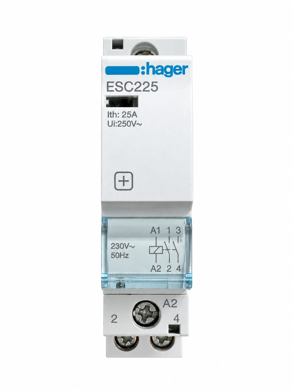 Контактор модульный 40A 2НВ 230В Hager ESC225