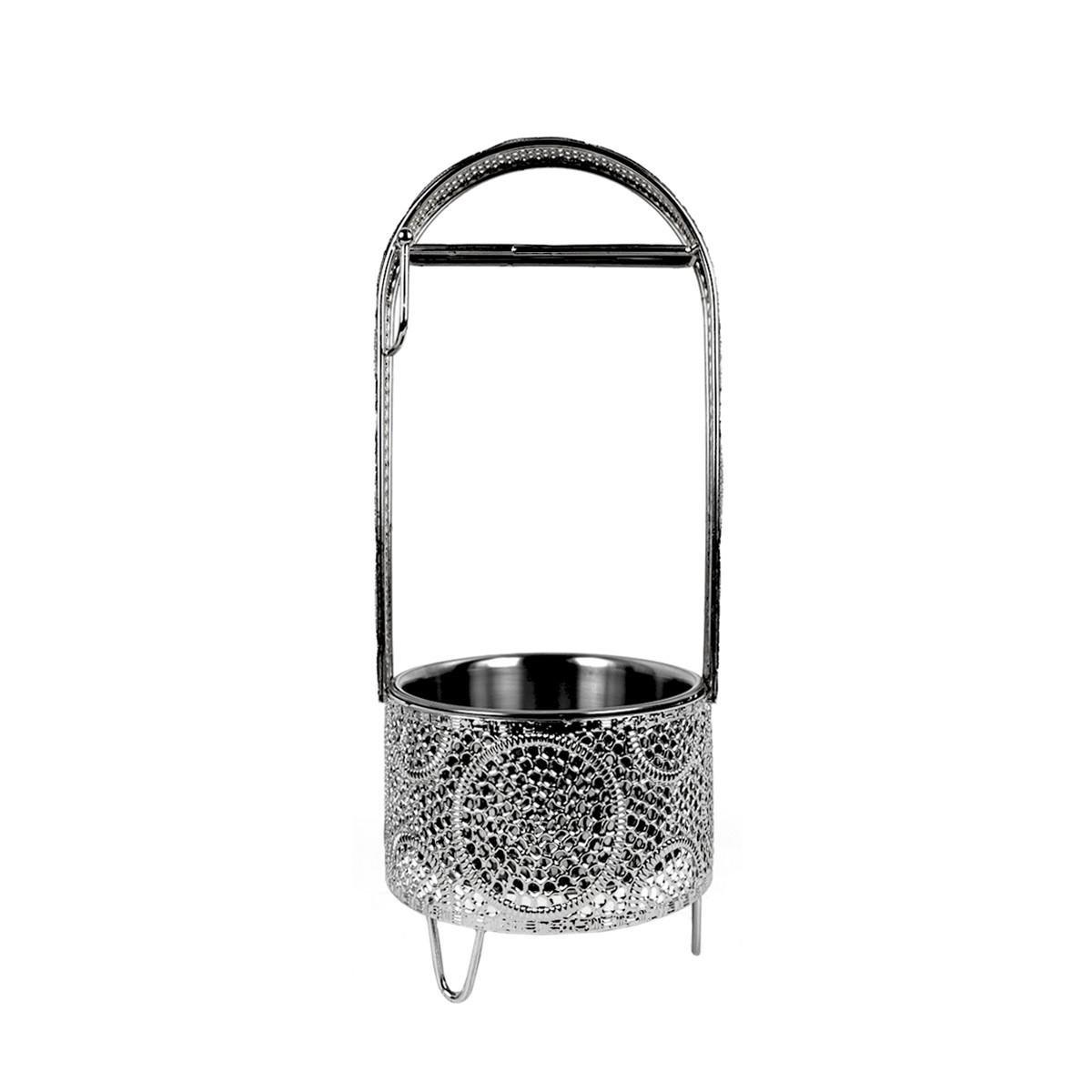 Корзина для угля Aztec Silver S - фото 2