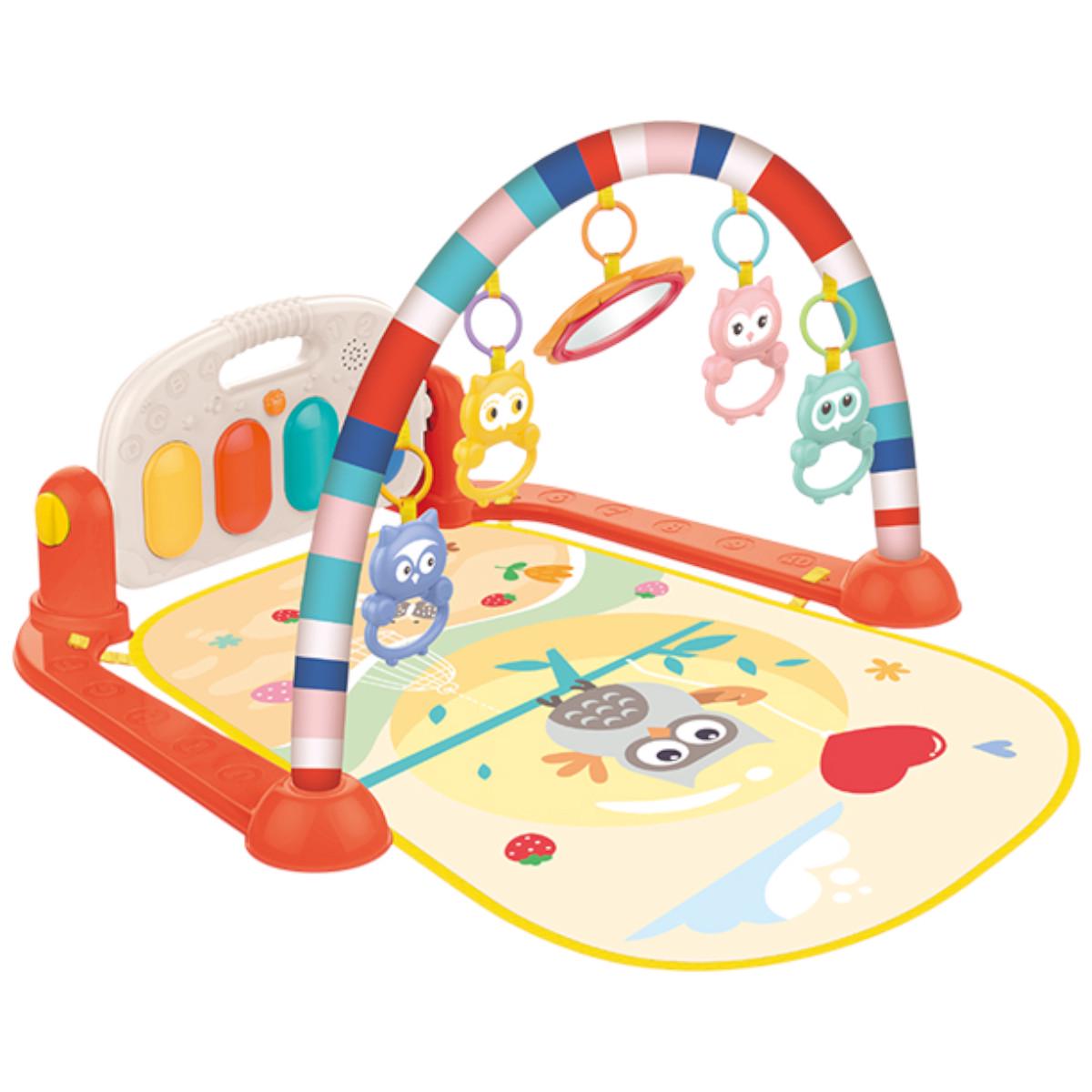 Розвиваючий килимок для дітей Piano Fitness Rack з дугою піаніно та підвісками (НЕ 0651)