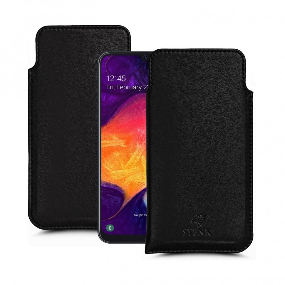 Футляр Stenk Elegance для Samsung Galaxy A50 Черный (62986)