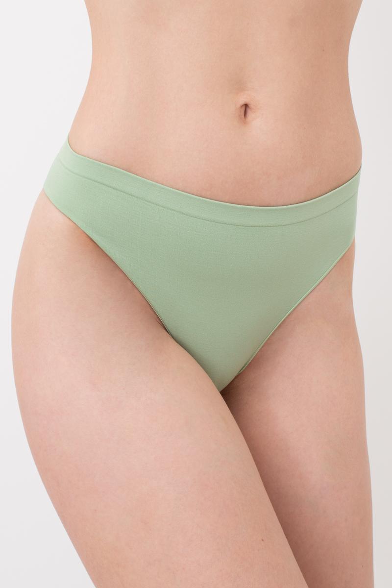 Труси жіночі Giulia BRASILIAN BRIEFS COLOR бразиліана безшовні S/M Green (27068007)
