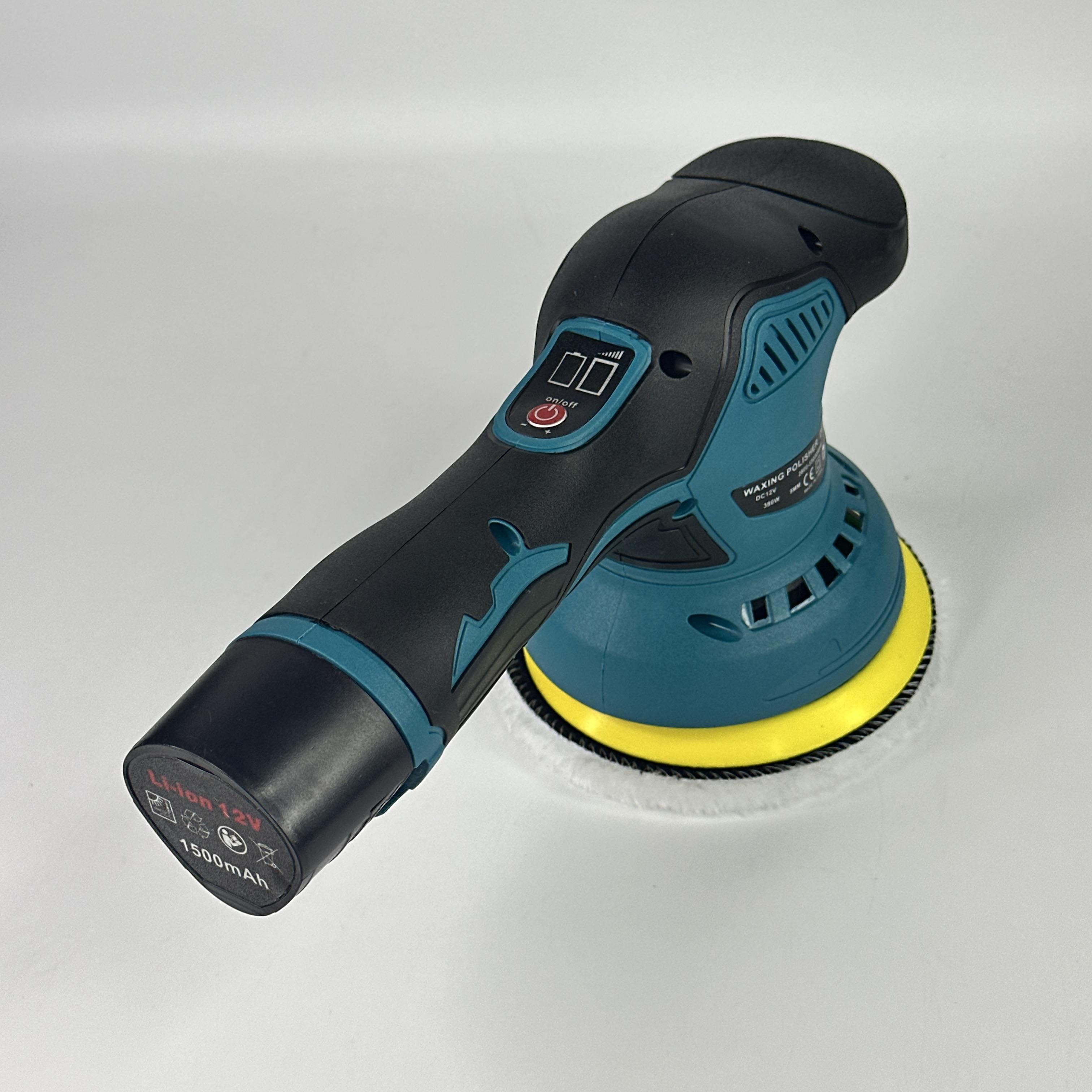 Полировочная машина Waxing Polisher аккумуляторная с насадками 380W (H1-POL2) - фото 3 Полировочная машина Waxing Polisher аккумуляторная с насадками 380W (H1-POL2) - фото 3