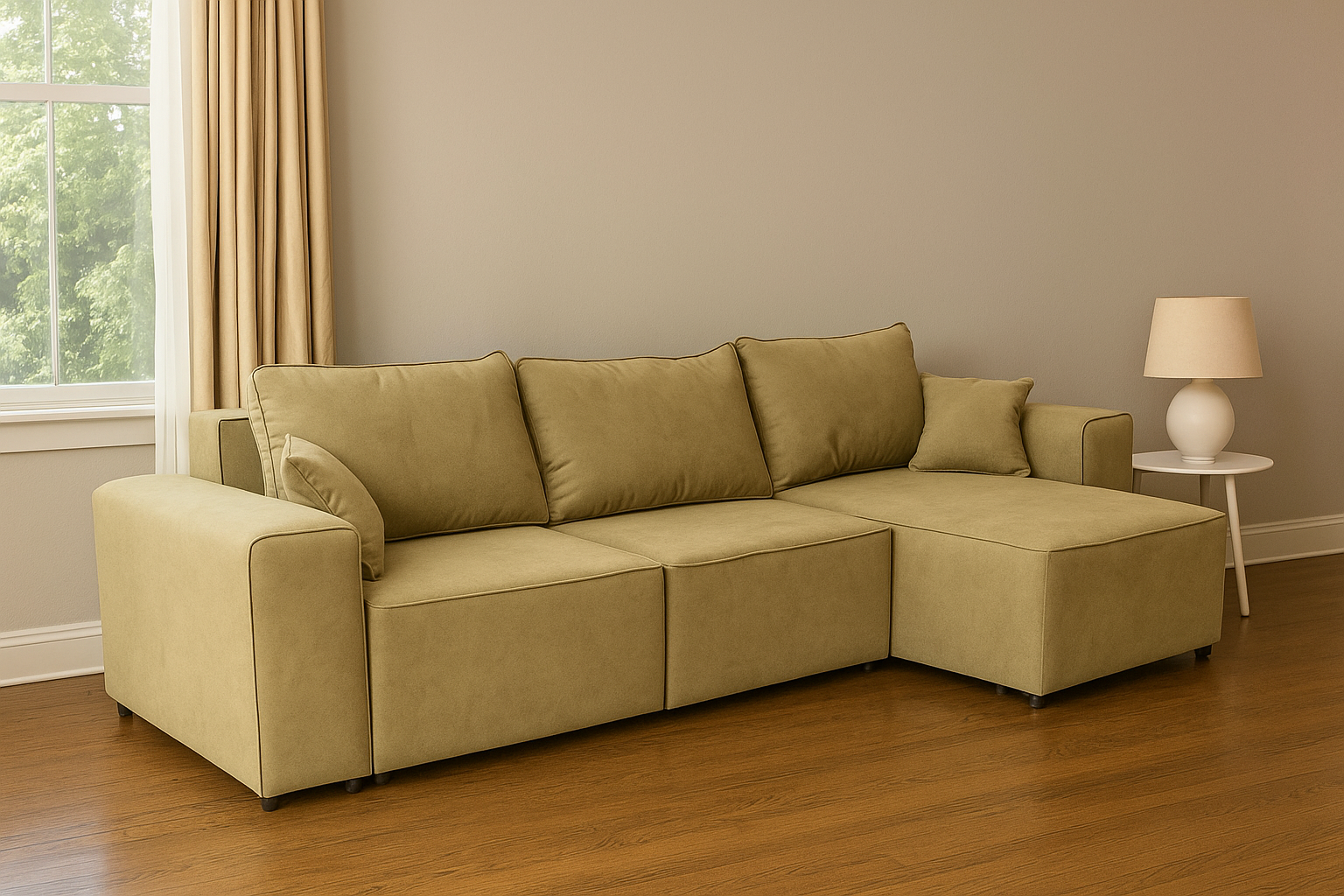 Диван Allure Прадо угловой 310х164 см Ecru (10907199) - фото 3 Диван Allure Прадо угловой 310х164 см Ecru (10907199) - фото 3