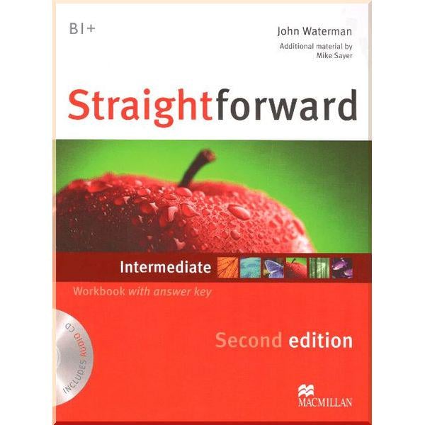 Книга Mike Sayer/John Waterman "Straightforward Second Edition Intermediate Workbook with key and Audio-CD" (ISBN:9780230423268)