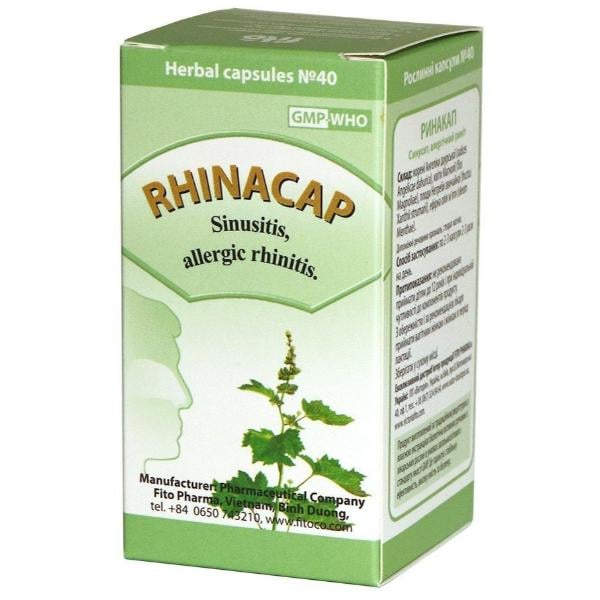 Комплекс для профілактики дихальної системи Fito Pharma Рінакап (40 капс).