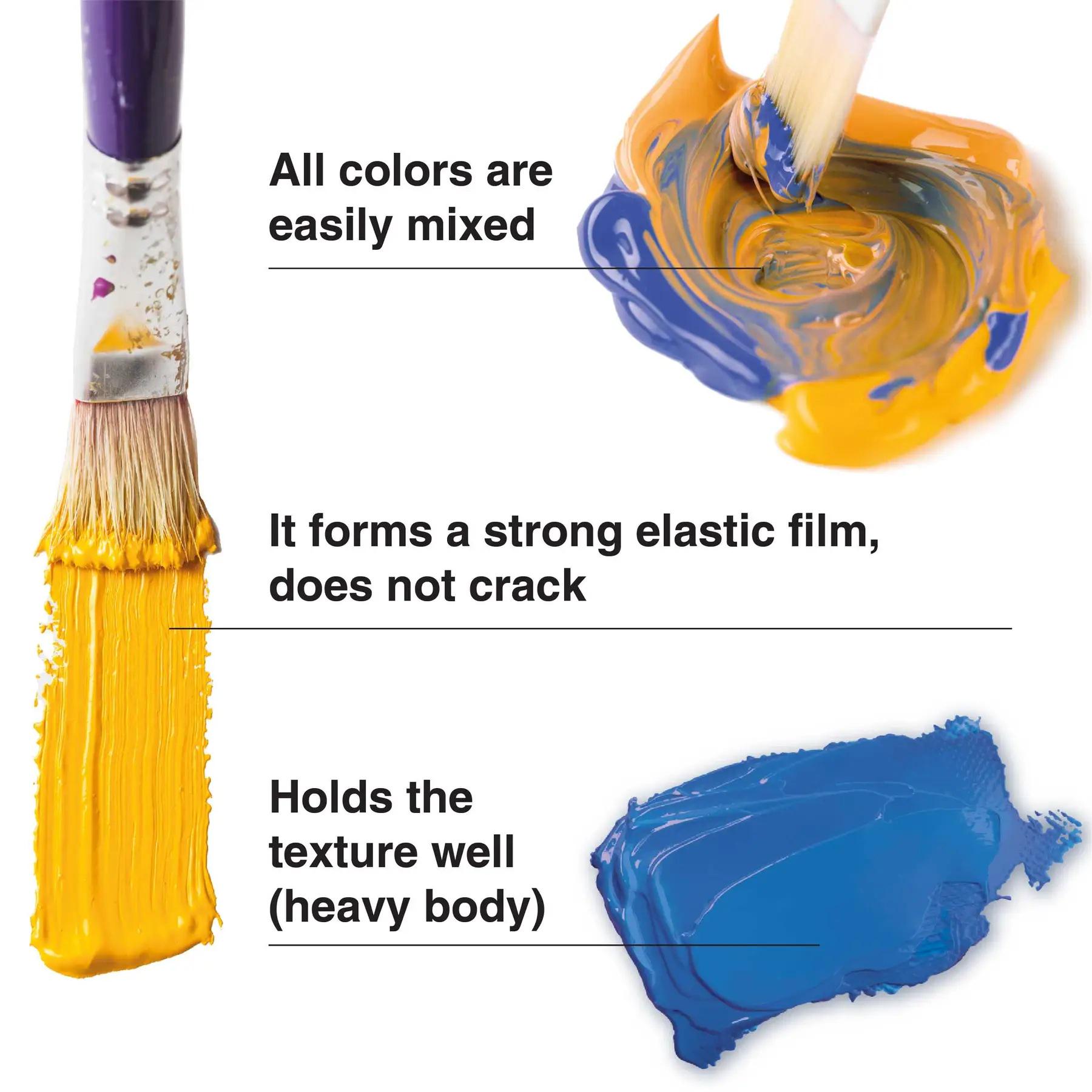 Краска акриловая художественная ART Kompozit 12 цветов по 20 мл (000861) - фото 2 Краска акриловая художественная ART Kompozit 12 цветов по 20 мл (000861) - фото 2