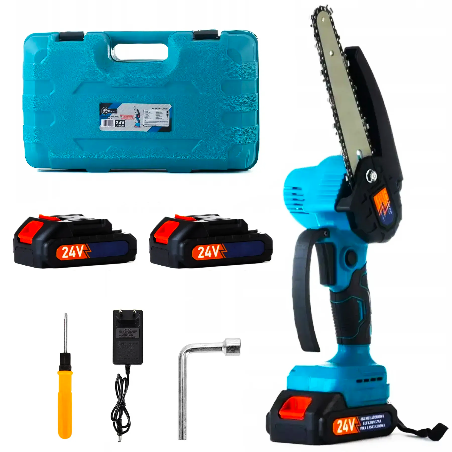 Пила міні акумуляторна 24В 1500 мАг з 2-ма акумуляторами та кейсом TL 0600 (234572333)