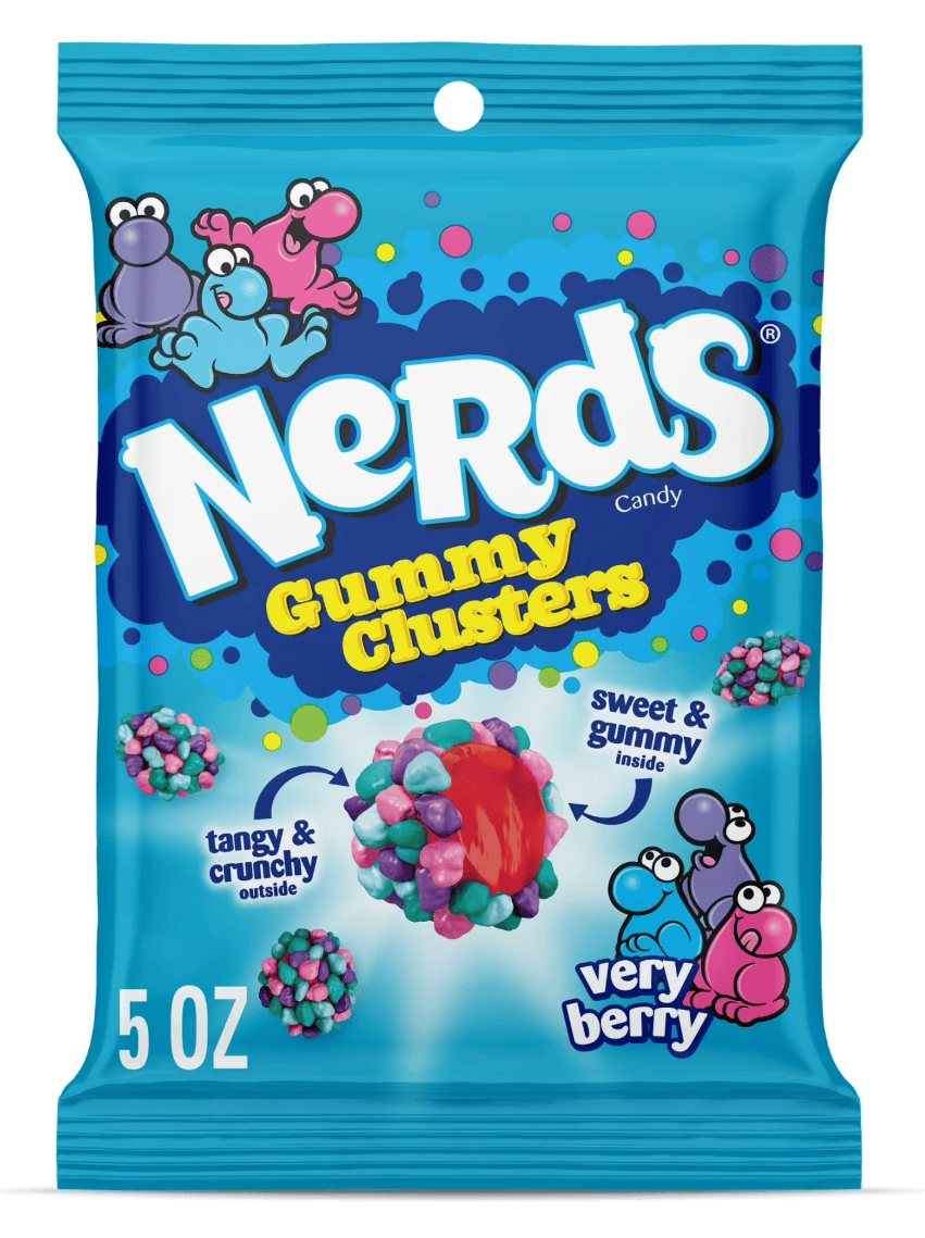 Цукерки Nerds Gummy Clusters Candy Very Berry 141 г (2864474054)