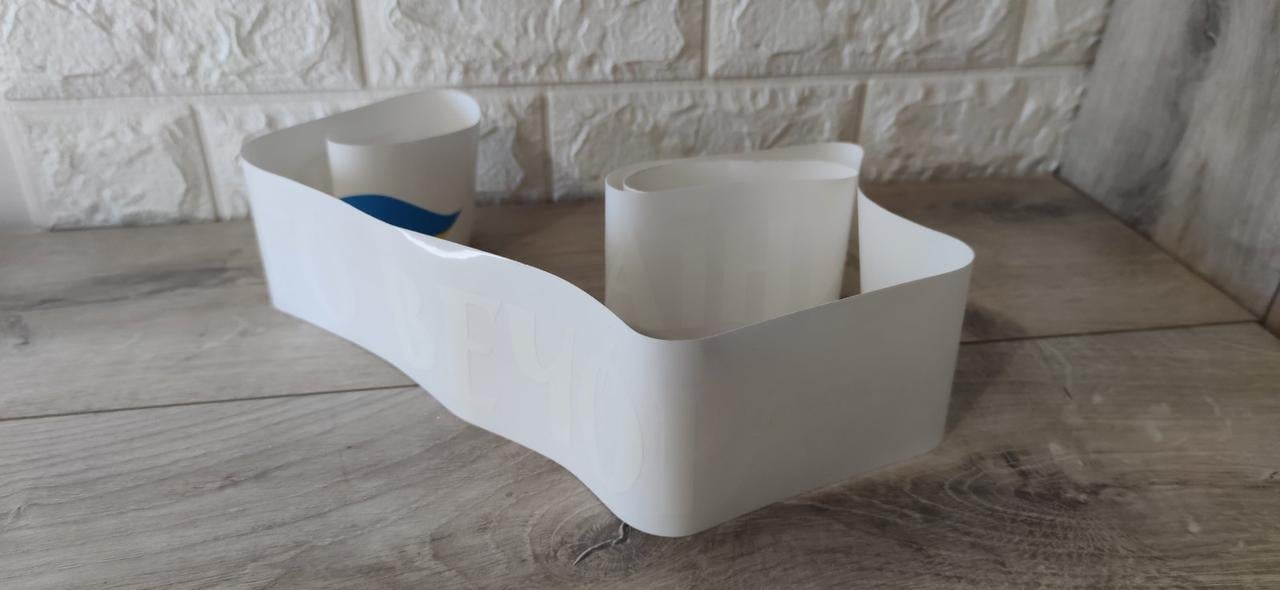 Наклейка виниловая на авто Доброго вечера мы из Украины 94х6 см Белый (KG-6226) - фото 3