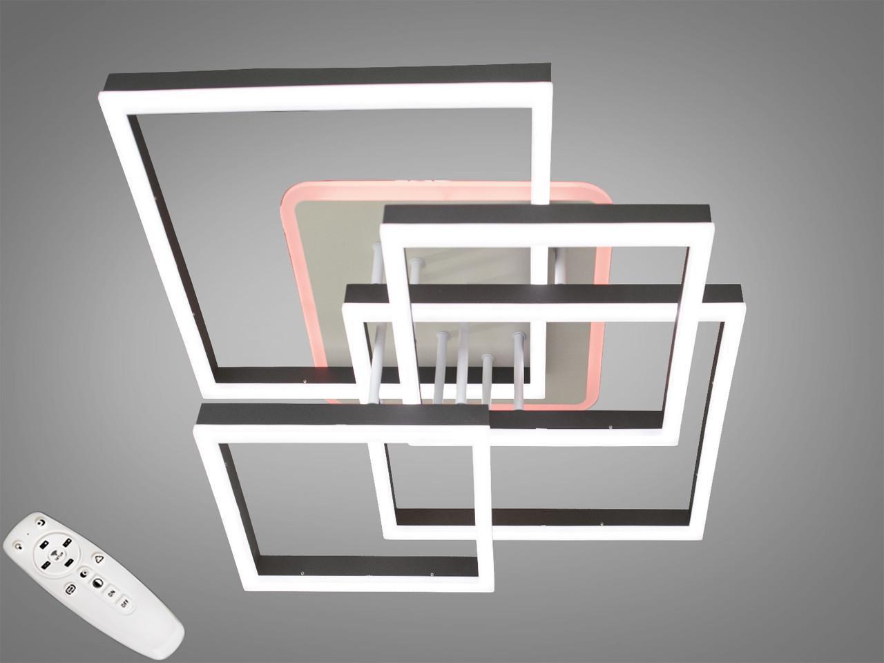 Люстра потолочная с диммером LED 7001BK LED 3color dimmer (2437589132)