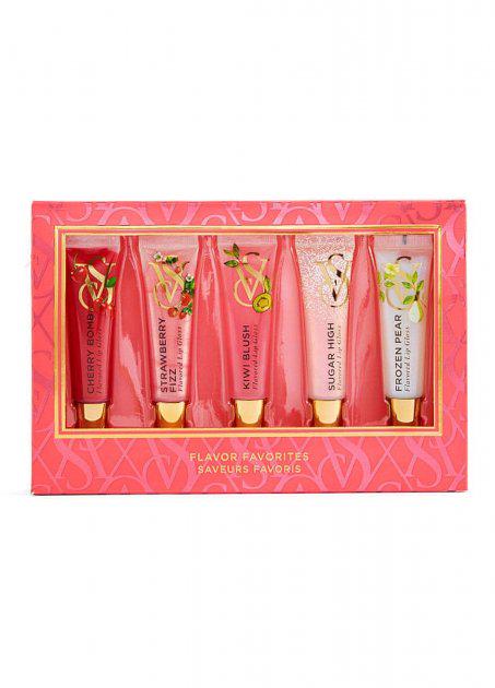 Набор блесков Victoria's Secret Flavor Favorites Set Kiwi Blush/Strawberry Fizz/Candy Baby/Juicy Melon/Honey Shine (03336)