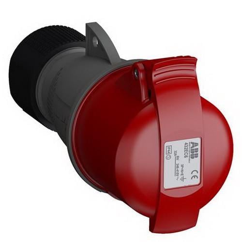Розетка силовая трехфазная ABB 32А/5 432EС6 (3016637392) Розетка силовая трехфазная ABB 32А/5 432EС6 (3016637392)
