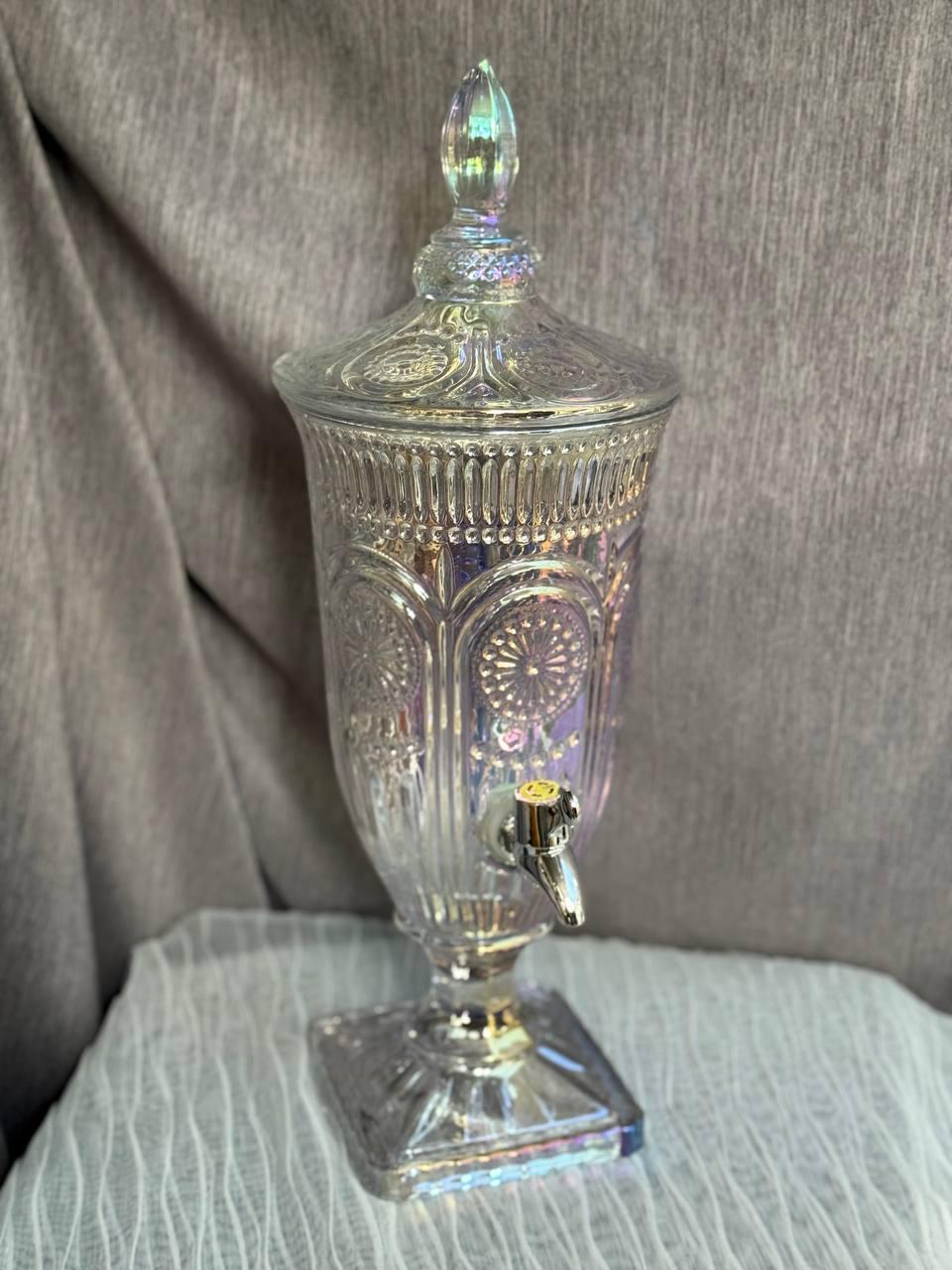 Лимонадница стеклянная TS Kitchen 2 л Прозрачный хамелеон (HP4173)