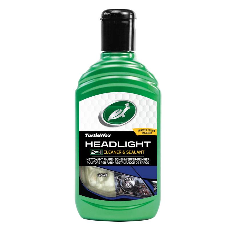 Полироль-реставратор для полировки фар Turtle Wax Headlight Cleaner & Sealant 300 мл (53182)
