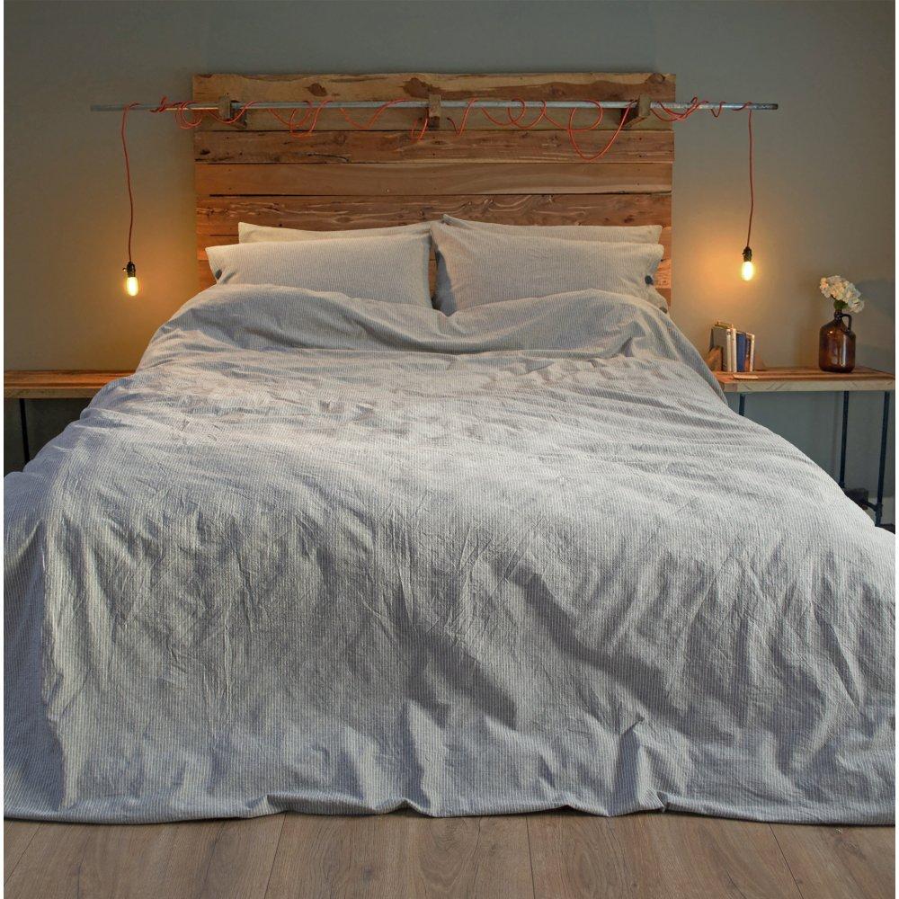 Постельное белье Lotus Home Washed cotton Daften antracite полуторный (svt-2000022313650)