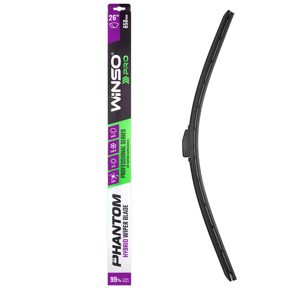 Щетка стеклоочистителя гибридная WINSO Pro Phantom 26/650 мм (118650) Щетка стеклоочистителя гибридная WINSO Pro Phantom 26/650 мм (118650)