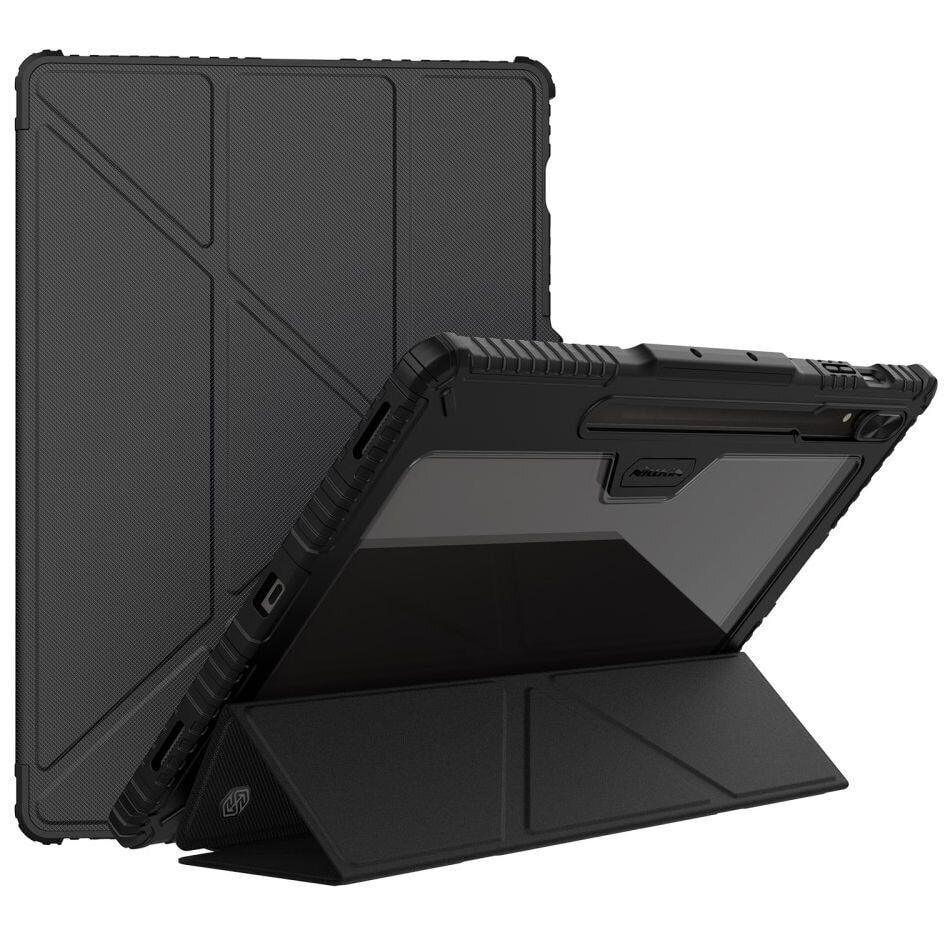 Чехол-книжка Nillkin Bumper Pro Multi-angle Leather Case для Samsung Galaxy Tab S9 Ultra 14,6'' Black (13958645)