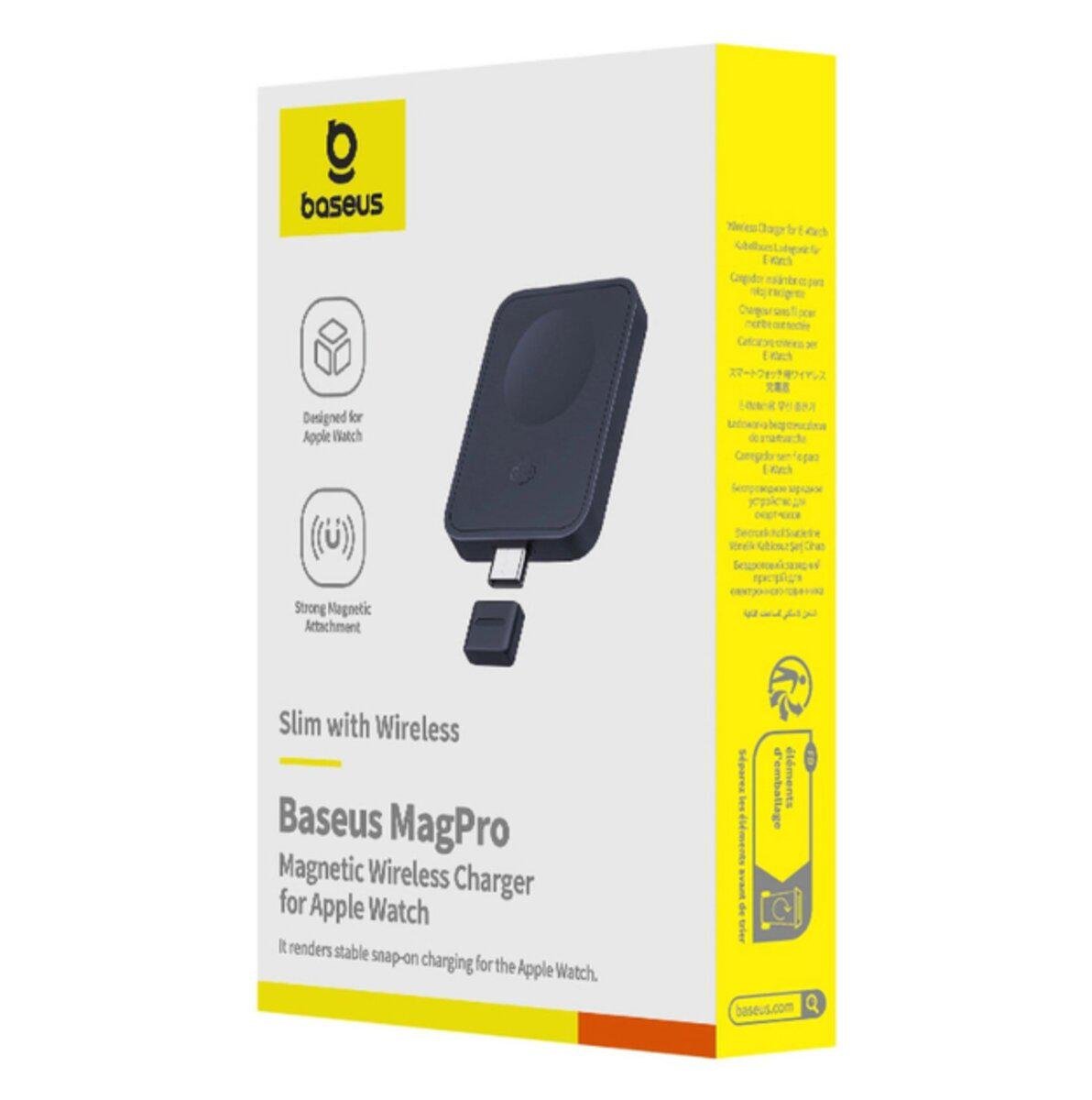 Зарядний пристрій бездротовий Baseus MagPro Magnetic Wireless Charger E-Watch 2,5W Black (P10264106123-00) - фото 7 Зарядний пристрій бездротовий Baseus MagPro Magnetic Wireless Charger E-Watch 2,5W Black (P10264106123-00) - фото 7