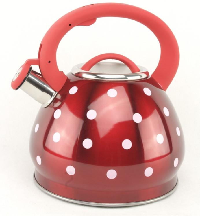 Чайник A-PLUS 1390 зі свистком 3 л Червоний (AWN-00048) Чайник A-PLUS 1390 зі свистком 3 л Червоний (AWN-00048)