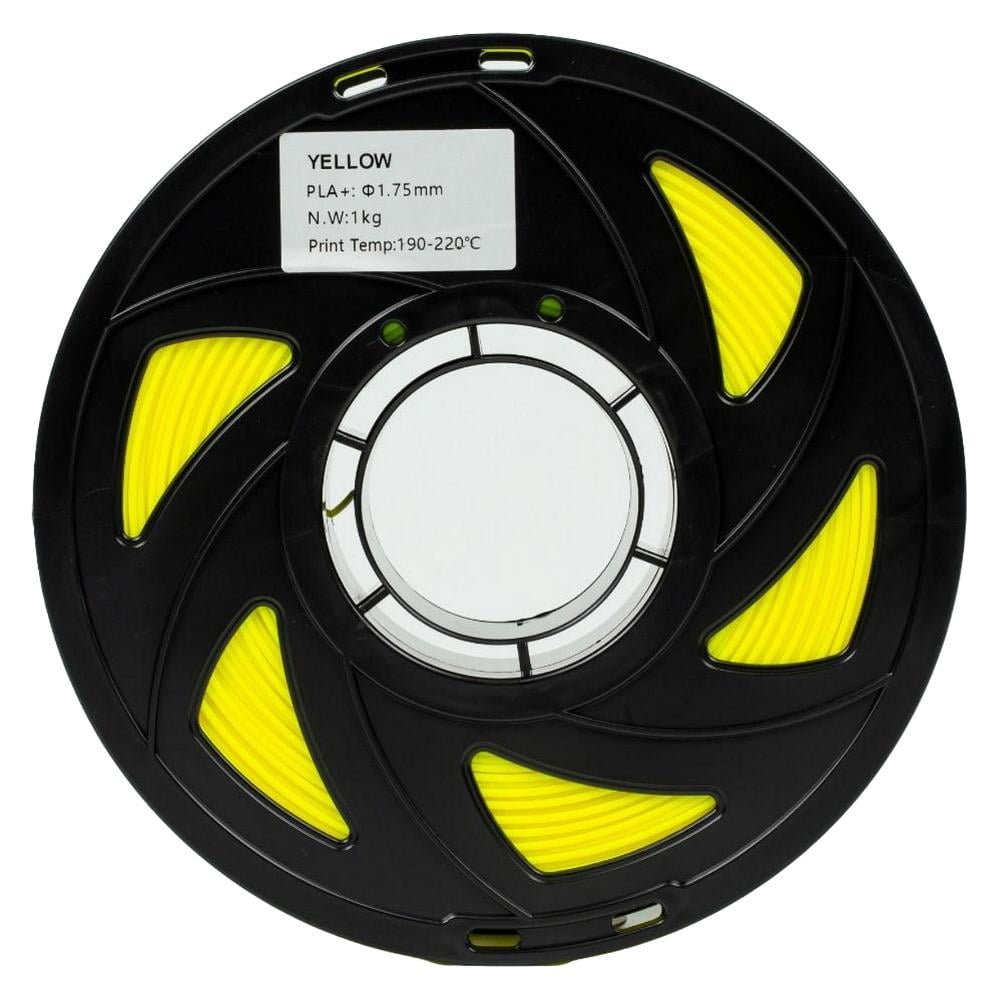Пластик для 3D-принтера PLA PLUS 1,75 мм 1 кг Желтый (UA3D329-Yellow)