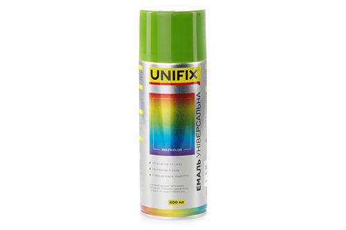 Эмаль акриловая универсальная Unifix 400 мл глянцевая RAL 6010 Зеленый травяной (84568) Эмаль акриловая универсальная Unifix 400 мл глянцевая RAL 6010 Зеленый травяной (84568)