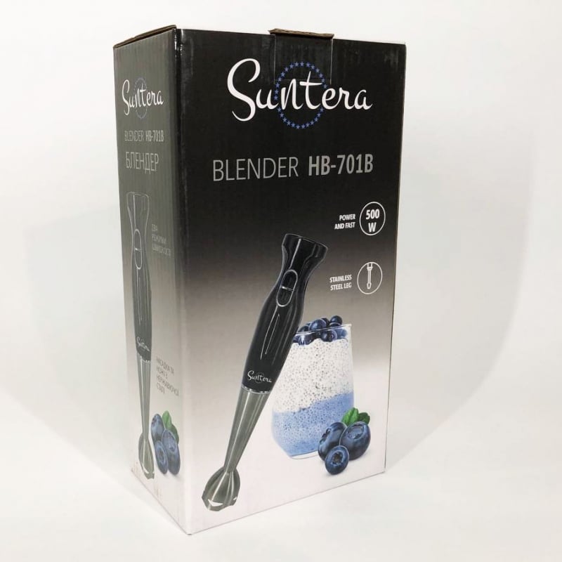 Блендер Suntera HB-701B 2 швидкості 500 Вт (14695324) - фото 7
