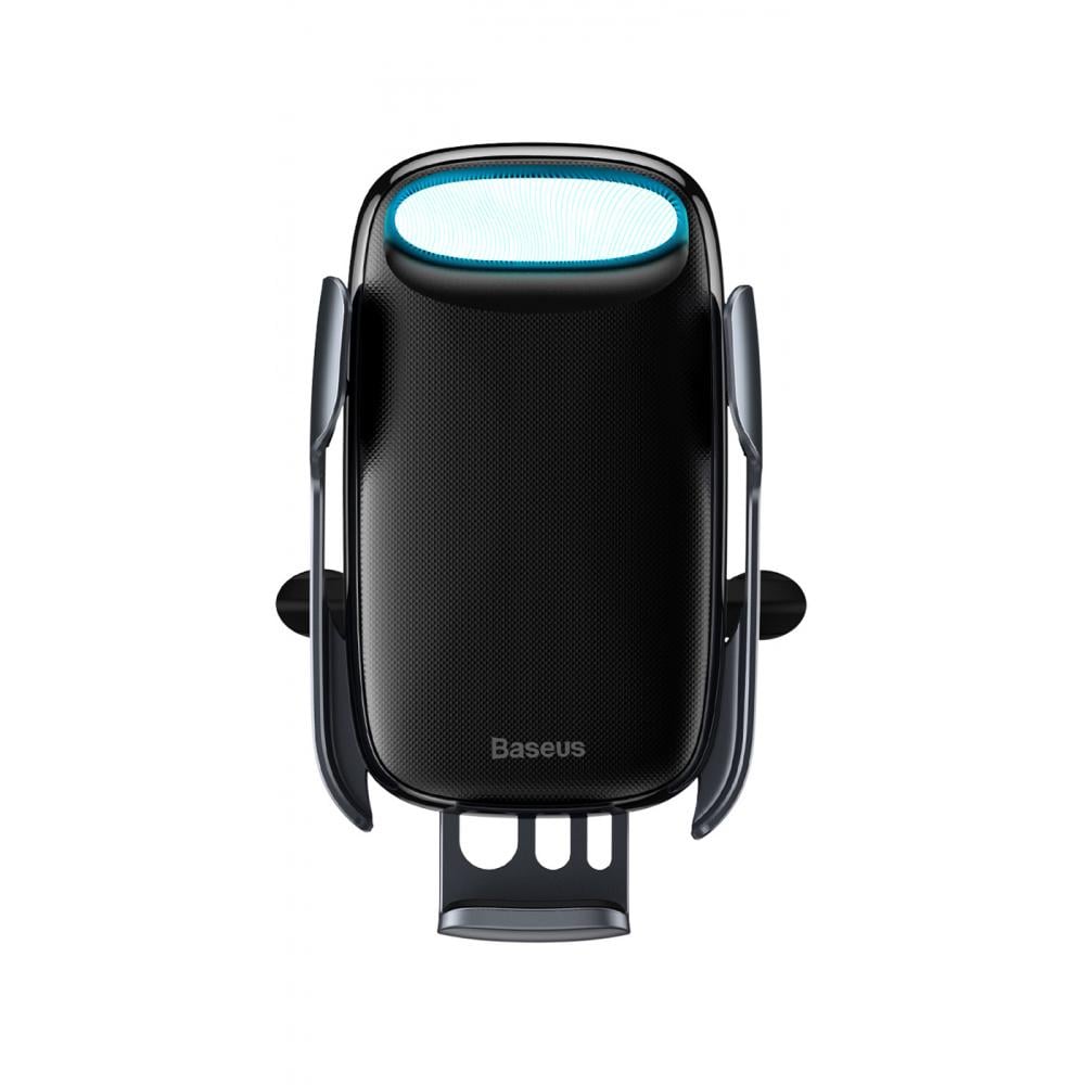 Тримач для телефону в машину BASEUS Milky Way Electric Bracket з бездротовою зарядкою Black (28270)