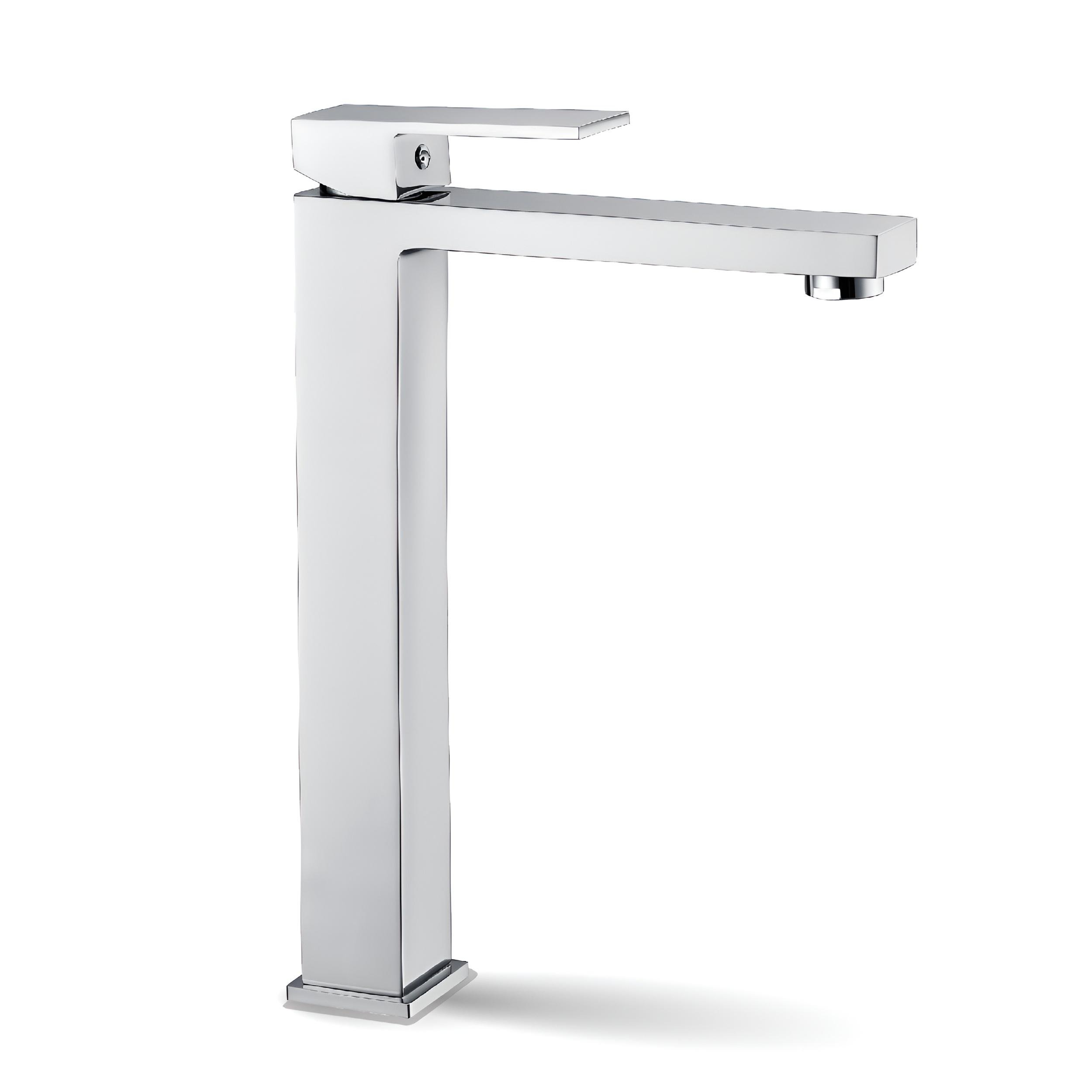 Смеситель для умывальника высокий FADO Verona однорычажный d 26 мм Хром (FD-MIX06044C)