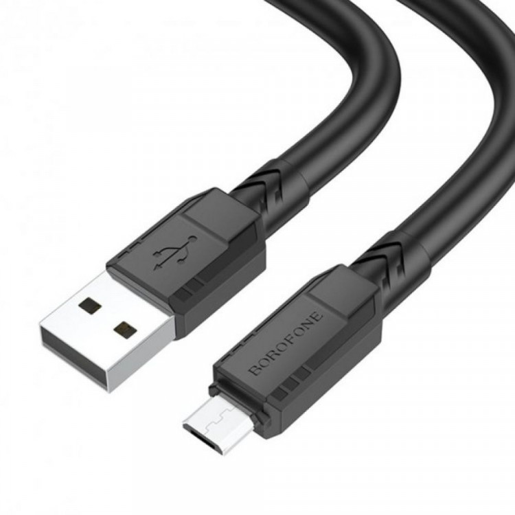 Кабель Borofone BX81 USB-Micro 2,4A 1 м Черный (34456) Кабель Borofone BX81 USB-Micro 2,4A 1 м Черный (34456)