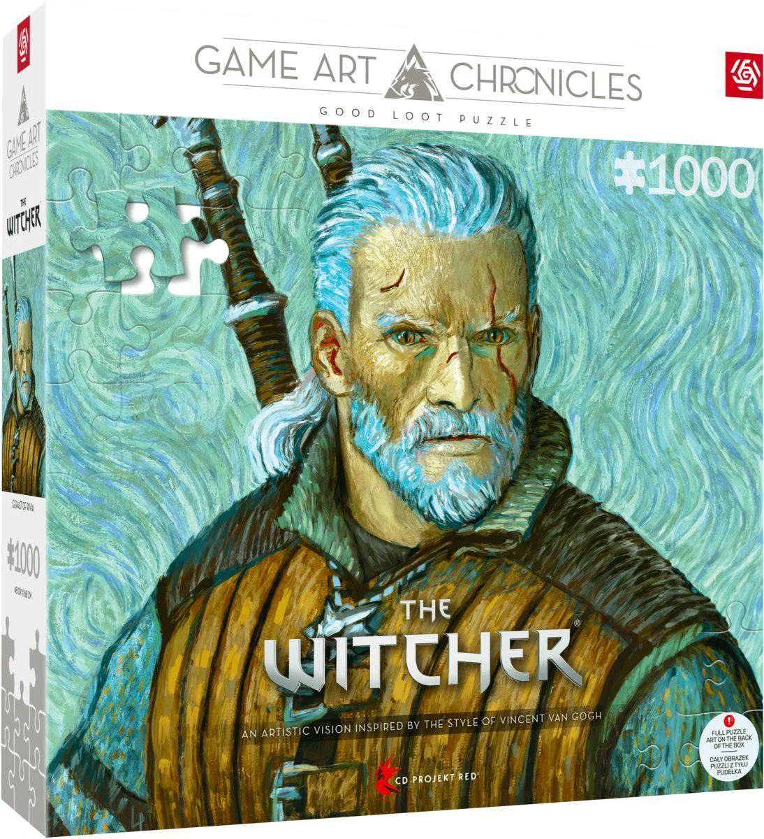 Пазл GoodLoot Witcher Geralt of Rivia & Vincent van Gogh 1000 шт. (5908305247548)