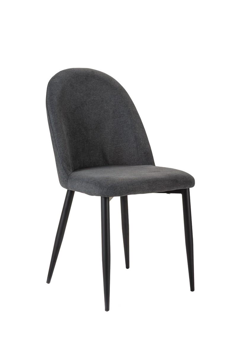 Стул обеденный Ветро Мебель M-16 860х440х560 металл Серый/ткань Серый