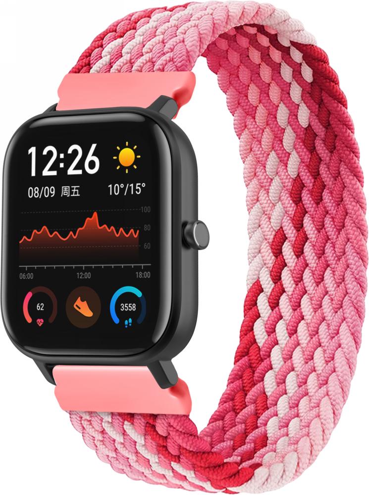 Ремешок Solo Loop Multi для Amazfit GTS (135 мм) Pink/White (25177-52)