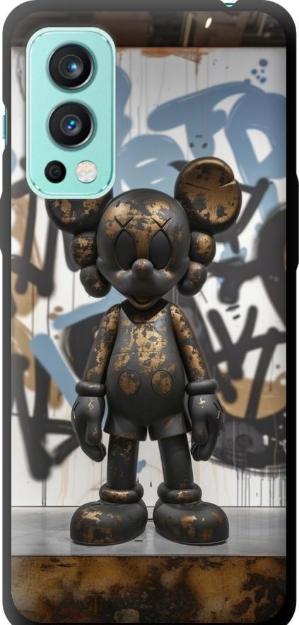 Чехол на OnePlus Nord 2 Bronze kaws v2 (6098b-2468-42517)