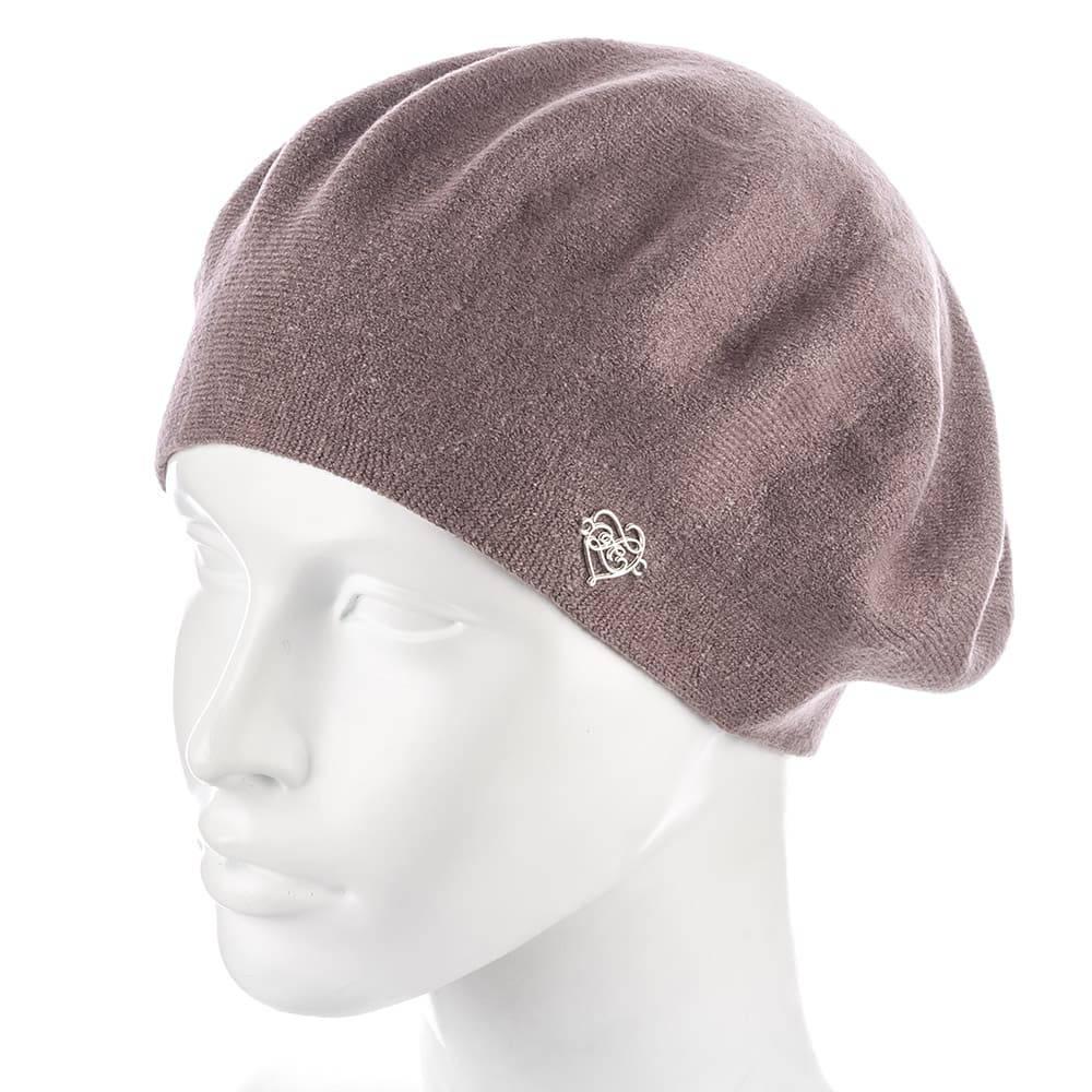 Берет женский Zolly ZH199 пустой из вискозы Кофе