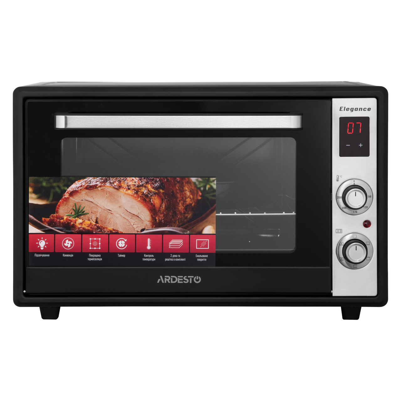 Электродуховка Ardesto MEO-F60CEL с цифровым дисплеем 60 л (2471380714)