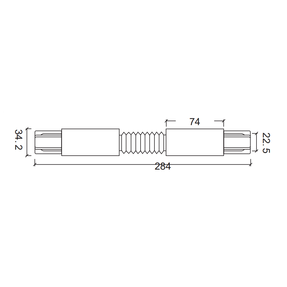 Коннектор гибкий OT515 Белый (29543599) - фото 2 Коннектор гибкий OT515 Белый (29543599) - фото 2